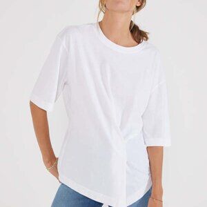 NWT ética Geneve Pleated Shirt